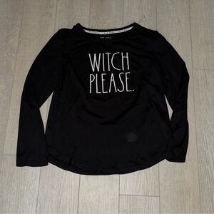 Rae Dunn Witch Please Halloween Pajamas medium